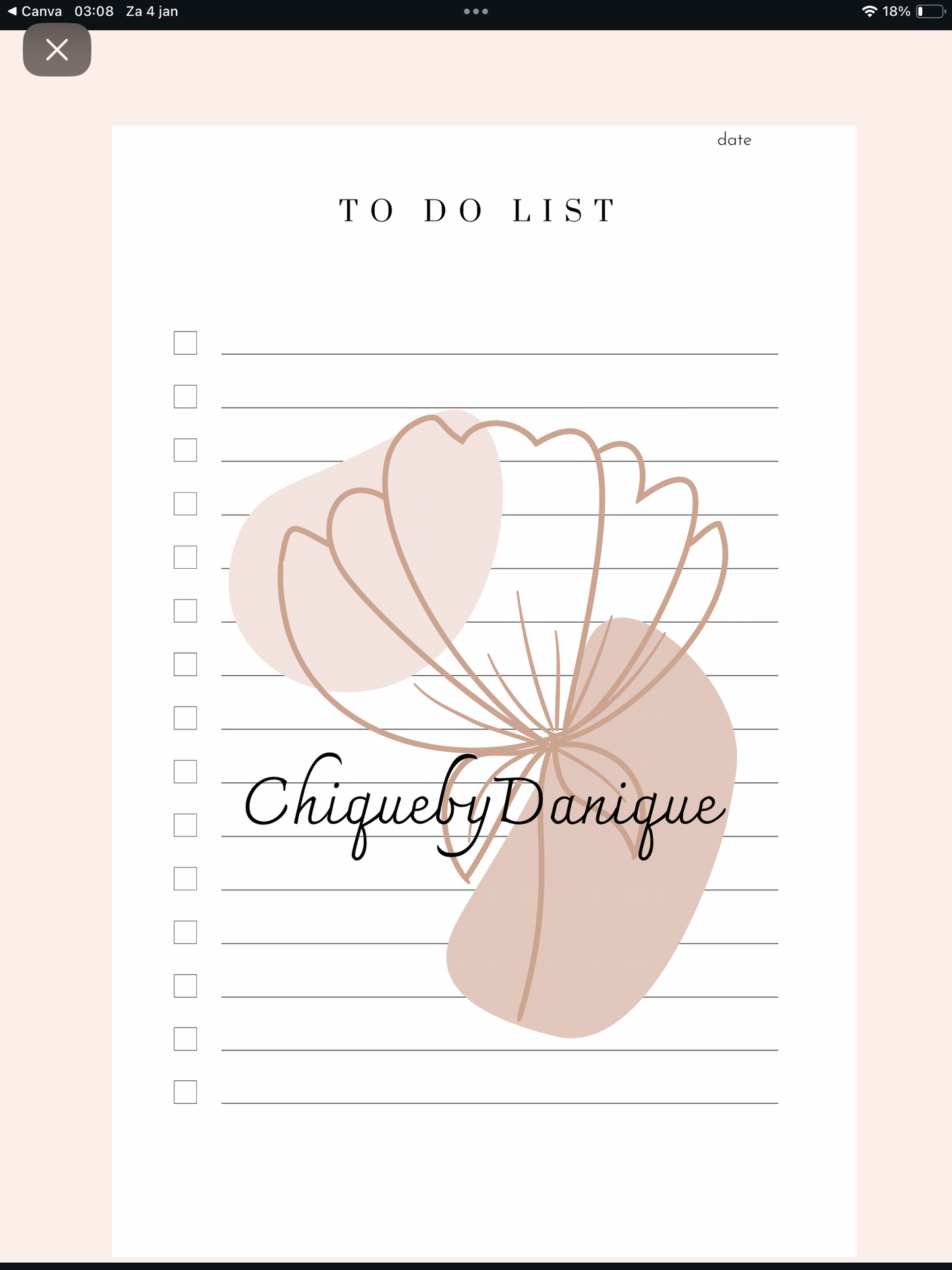 Digitale planner templates.